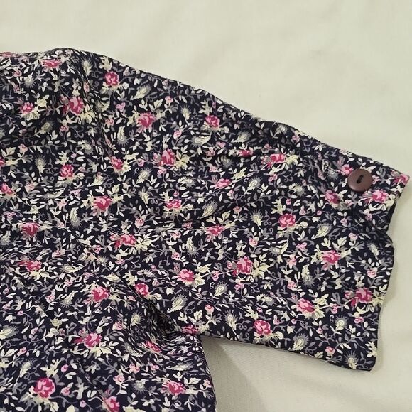 - Karin Stevens Pink and Black Jumpsuit with V-Neck and Tie Waist - Picture 9 of 9